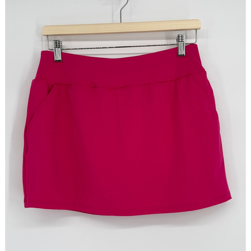 Ease of Motion Womens Athletic Skort Pink Tennis Golf Activewear Pocket Sz S